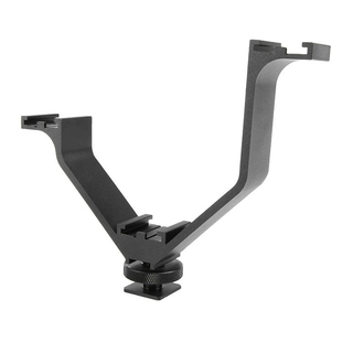 唯卓仕VL-125三头冷靴座通用单反微单相机支架热靴座 1/4螺丝接口外接闪光灯补光灯麦克风扩展底座转接架摄影