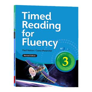 原版进口 Timed Reading for Fluency3 阶段 流利阅读 寒暑假短期阅读提升教材赠音频 答案 单词表