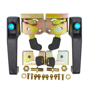 电动三轮车四轮车封闭车棚车车锁 门锁总成门把手内锁板拉手锁扣