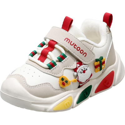 牧童儿童加绒闪灯运动鞋