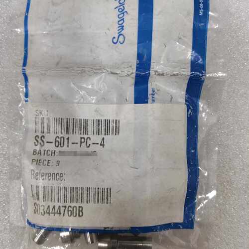 议价洛克 Swagelok  SS-601-PC-4  全新