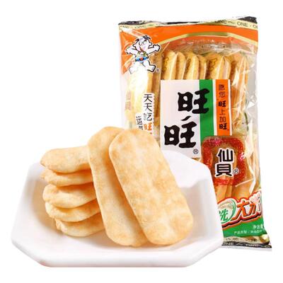 仙贝米饼年货旺旺膨化零食