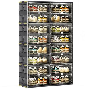 jeko免安装鞋柜鞋架多层折叠鞋盒鞋子收纳神器家用门口一体式靠墙