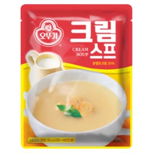 包邮韩国进口不倒翁速食奶油浓汤料调味粉1kg速食汤羹料502
