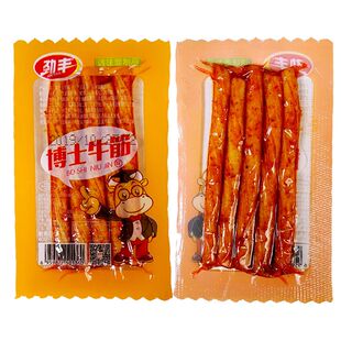 劲丰博士牛筋辣条儿时怀旧面筋双仔素牛筋豆筋小零食休闲办公食品