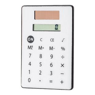 掌上袖珍型迷你可爱计算器超薄卡片式学生财务考试用太阳能计算器