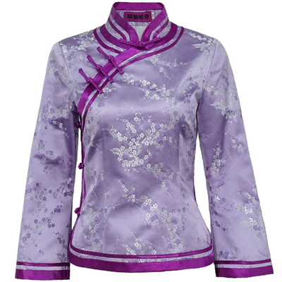 中式复古旗袍上衣汉服女改良