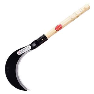 户外农用除草神器进口锰钢镰刀割草刀农具玉米收割割草长柄大镰刀