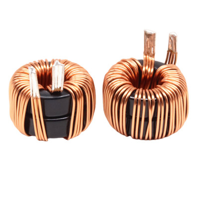 130125 60A大电流磁环电感42UH插件功率环形储能电感双环 1.2*4线