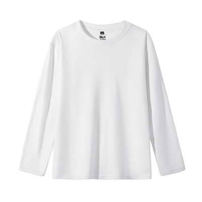 班尼路双面绒秋冬季长袖t恤呐