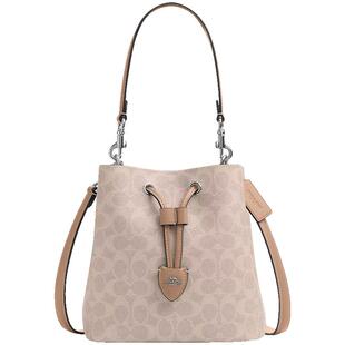 【情人节礼物】COACH/蔻驰新款女士抽绳水桶包发财桶斜挎手提包