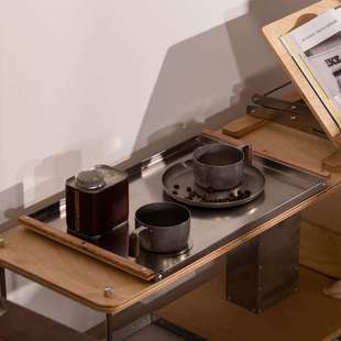 至督托盘 爆款 原铝实木不锈钢无涂层精致餐盘置物 包邮 新疆