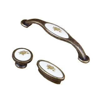 进口 志邦青古铜复古拉手欧式仿古家具拉手美式橱柜柜门把手 单孔