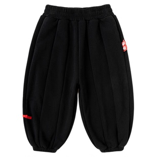 嘟嘟家儿童裤子男童女童冬季新年长裤宝宝新款过年衣服婴儿童装潮