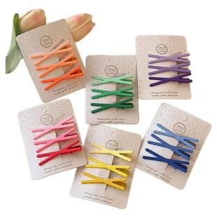 彩色鸭嘴小发夹女网红2026新款碎发一字夹发卡子儿童刘海夹子头饰