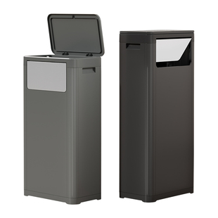 垃圾桶家用厨房大号按压式带盖大容量酒店大堂办公室楼道电梯商用