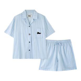 【龚俊同款】tbh野兽派家居天丝棉家居服套装四季可外穿情侣睡衣