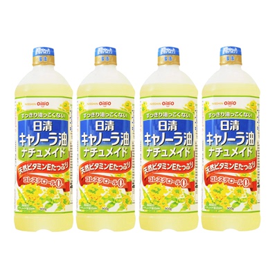 日清菜籽油含维生素E食用油8瓶
