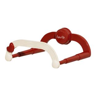 吸盘奶油伸缩脸盆架壁挂免打孔浴室置物架厕所洗澡脚盆收纳沥水架