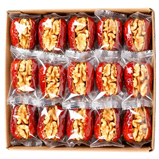 红枣夹核桃枣仁派真空小包装3斤夹心无核大枣核桃仁孕妇中秋礼盒