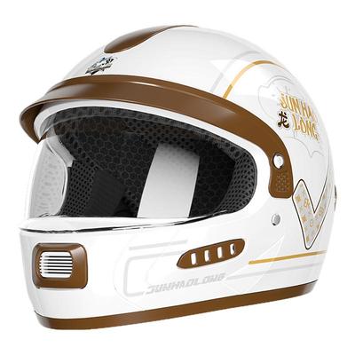 君豪龙3C认证电动摩托车头盔女冬季内推式保暖全盔男士防雾安全帽