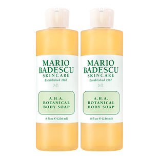 【自营】Mario BadescuAHA果酸沐浴露改善鸡皮236ml*2