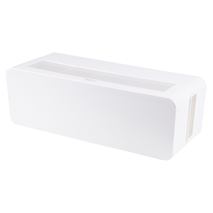 日本进口电源线电线收纳盒插线板插排安全盒桌面遮挡神器插座集线