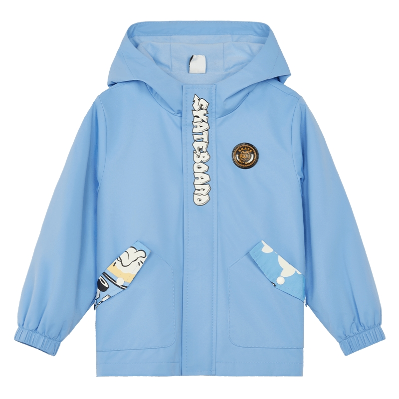 【商场同款】361°童装男童梭织加厚外套2025年冬季新款小童外套