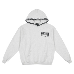 MEDM 民族风腰果花刺绣宽松连帽卫衣设计感美式休闲帽衫加绒外套