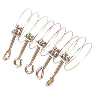 手拧双钢丝喉箍消防水带接头卡箍手柄镀锌管箍水管卡抱箍2.5寸3寸