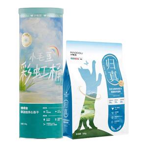 小毛豆归真猫粮排毛洁齿冻干组合