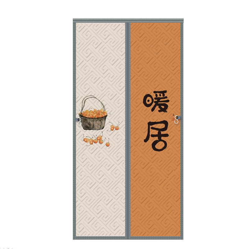 帛思绮2022偏分开门加厚布料