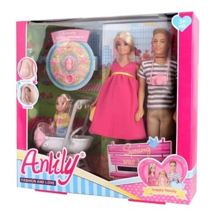 安丽莉怀孕洋娃娃大肚子生宝宝孕妇仿真小公主女孩过家家玩具礼物