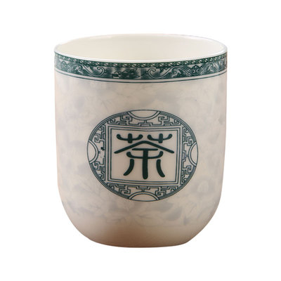 大容量茶杯茶具主人杯青花单杯