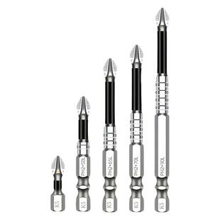 抗冲击防滑十字批头强磁性高硬度手电钻电动螺丝刀六角风披头套装