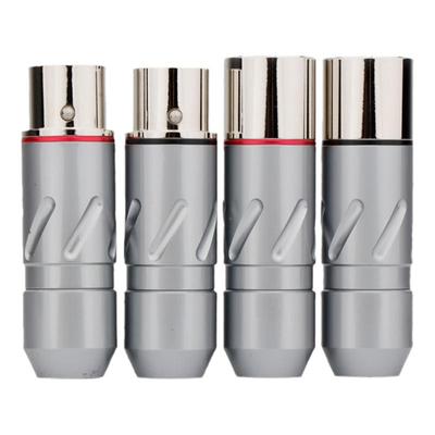 monosaudio纯铜镀铑麦克风卡侬头