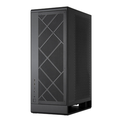 银欣垂直风道matx白色机箱type-c