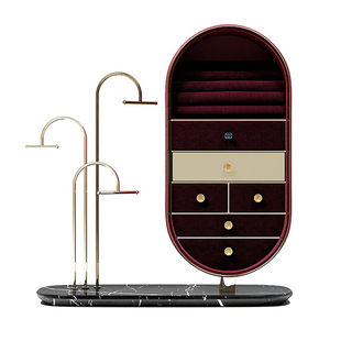 【缺货中勿拍】红丝绒首饰盒/壹间家居 梳妆珠宝盒复古轻奢礼物