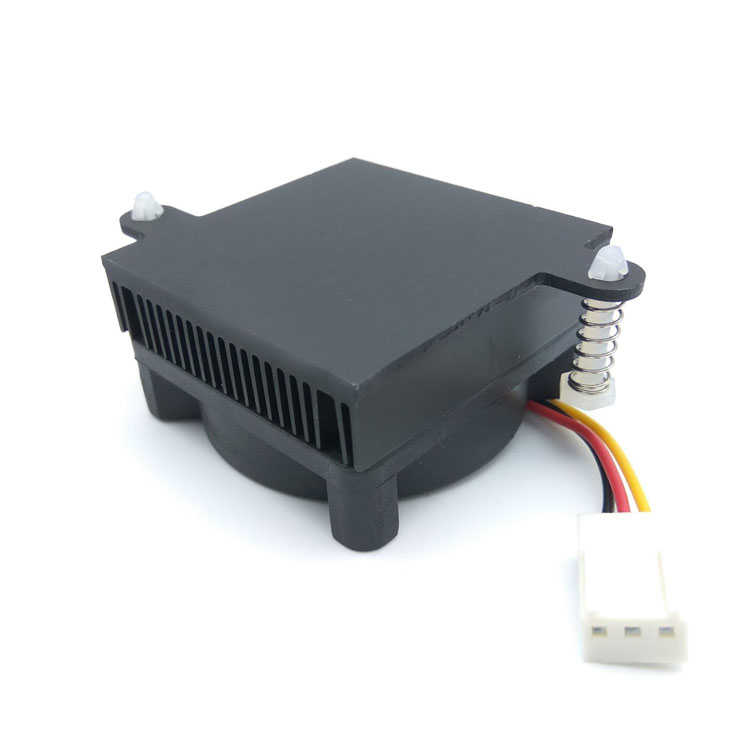 散热片 芯片40x40x20mm对角孔距55mm 配双滚珠风扇使用寿命7W小时