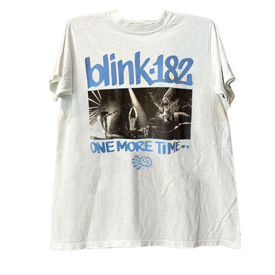 blink-182美式复古纯棉短袖T恤