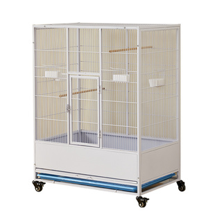 鹦鹉飞行笼加密观赏大型豪华鸟笼鸟别墅家用专用八哥优嗖云雀小鸟