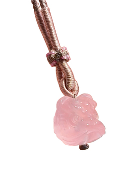 粉晶礼物水晶原创情侣