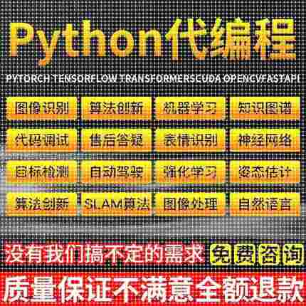 python代码编写深度学习医学图像识别语义分割机器学习强化学习