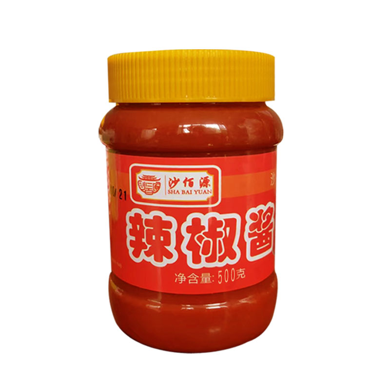 正宗沙县辣椒酱福建小吃同款拌面酱开胃咸味下饭酱纯味香500g瓶装