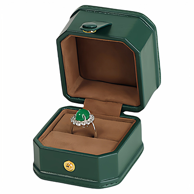 欧式羊皮首饰盒大牌风高级珠宝盒