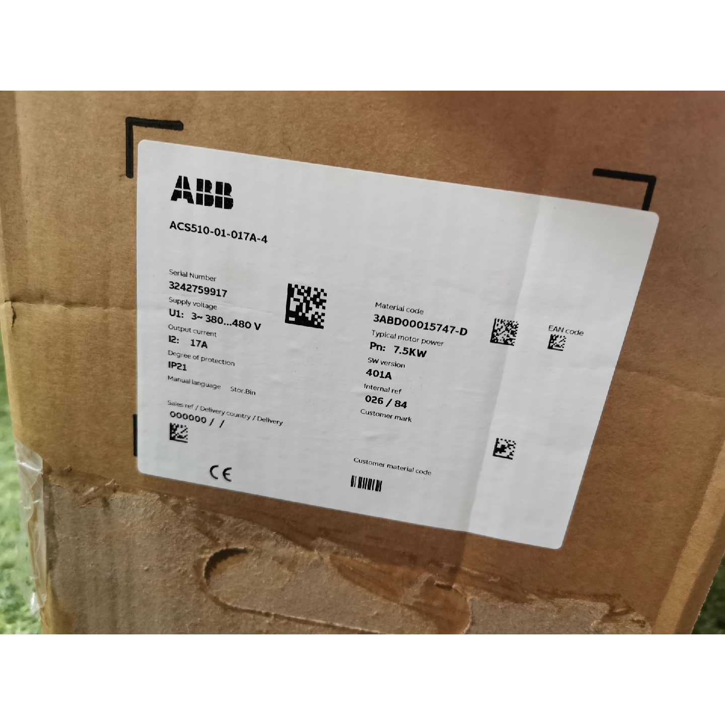 【议价-可维修】 ABB ACS510-01-017A-4 017A 全新/二手均有货