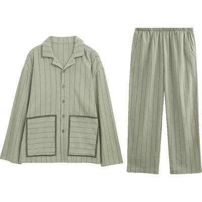 红豆情侣睡衣100%棉磨毛居家服