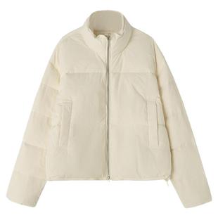 短款羽绒服女2025新款冬季bm风白鸭绒面包服小个子羽绒服外套女冬