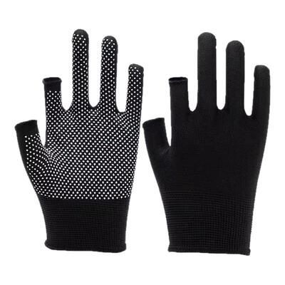 钓鱼防滑手套干活劳保耐磨护手