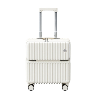 前开盖行李箱20寸轻便登机箱小型女拉杆箱万向轮密码箱男旅行箱18